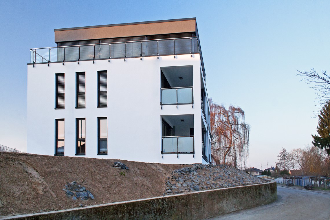 Haus in den Elbgärten Straßenansicht
