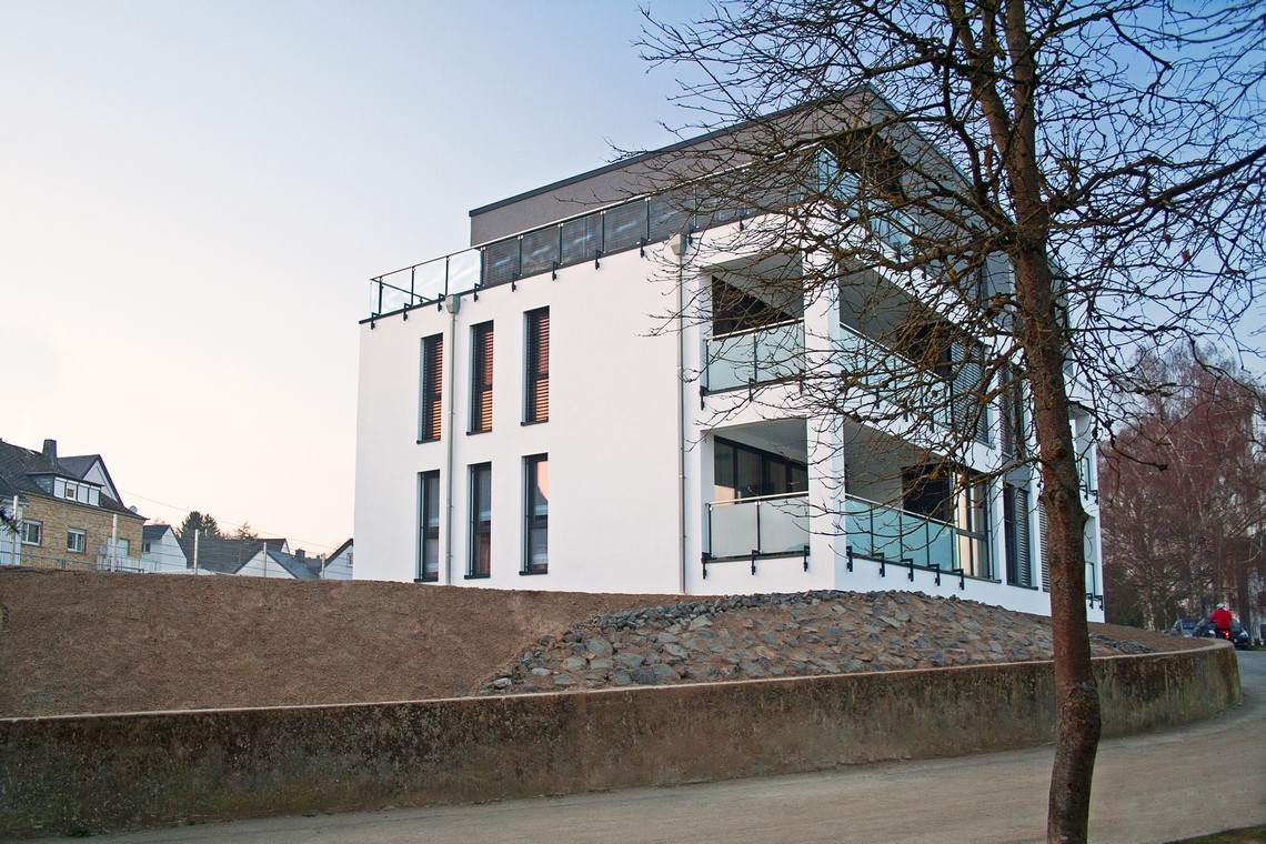 Haus in den Elbgärten Straßenansicht
