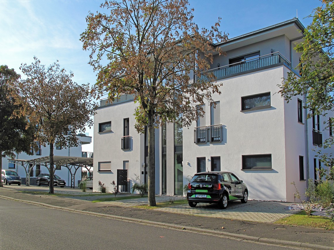 Sandweg Parkplatz-Ansicht